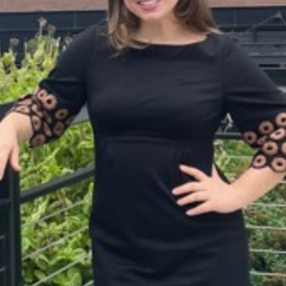 Trina Turk Embroidered Bell Sleeve Dress - Picture 3 of 3